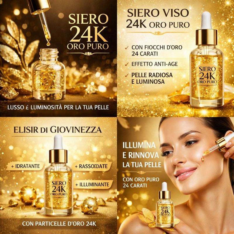 Revi Age™️ - Siero 24k acido ialuronico antirughe e idratante